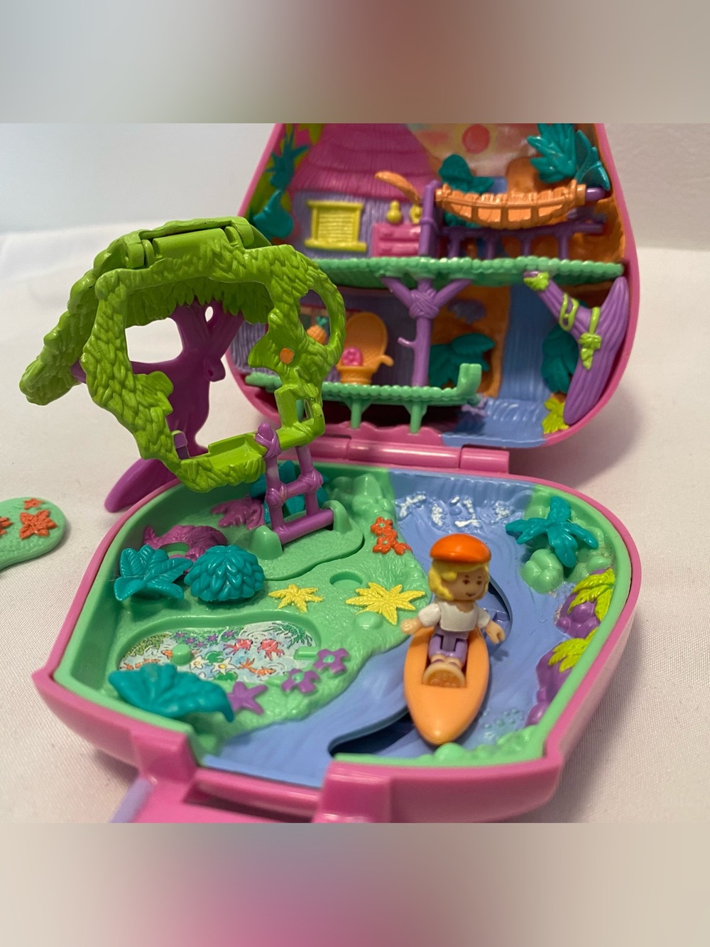 Polly Pocket Jungle Adventure Incomplete Vintage - Picture 2 of 5